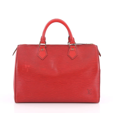 Louis Vuitton Speedy Handbag Epi Leather 30 Red 2019102