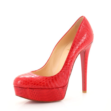 Christian Louboutin Women's Bianca Pumps Python 120