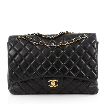 Chanel Classic Single Flap Bag Quilted Lambskin Maxi 2019303