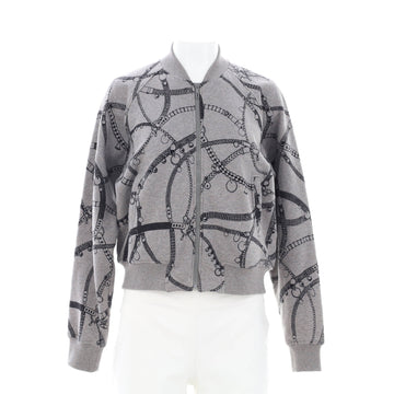 Hermes Women's Tresor de Medor Bomber Jacket Printed Cotton and Camel Blend