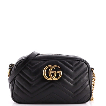 Gucci GG Marmont Shoulder Bag Matelasse Leather Small