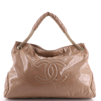 Chanel Rodeo Drive Accordion Hobo Patent Vinyl Large