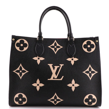 Louis Vuitton OnTheGo Tote Bicolor Monogram Empreinte Giant MM