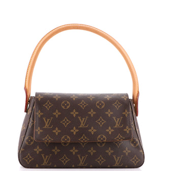 Louis Vuitton Looping Handbag Monogram Canvas Mini