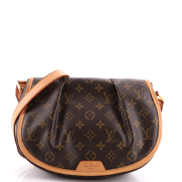 Louis Vuitton Menilmontant Handbag Monogram Canvas PM