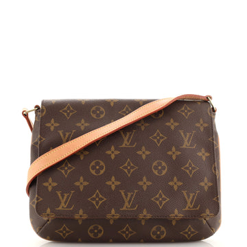 Louis Vuitton Musette Tango Handbag Monogram Canvas