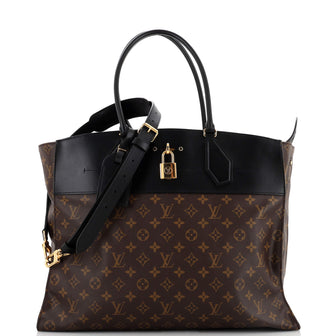 Louis Vuitton City Steamer Handbag Monogram Canvas XXL