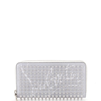 Christian Louboutin Panettone Wallet Spiked Printed PVC and Leather