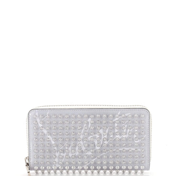 Christian Louboutin Panettone Wallet Spiked Printed PVC and Leather