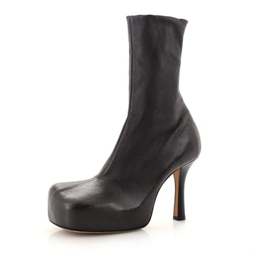 Bottega Veneta Women's Bloc Ankle Boots Leather