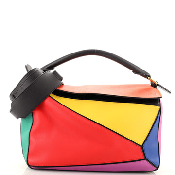 Loewe Puzzle Bag Printed Leather Medium