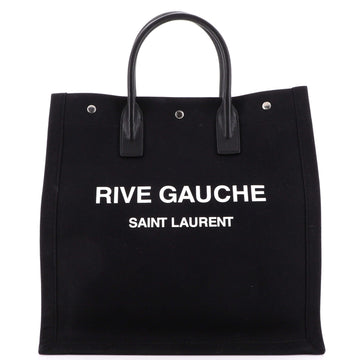 Saint Laurent Rive Gauche Shopper Tote Canvas Tall