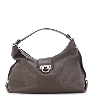 Salvatore Ferragamo New Fanisa Hobo Leather Large