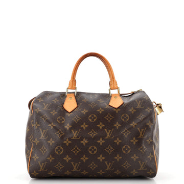 Louis Vuitton Speedy Handbag Monogram Canvas 30