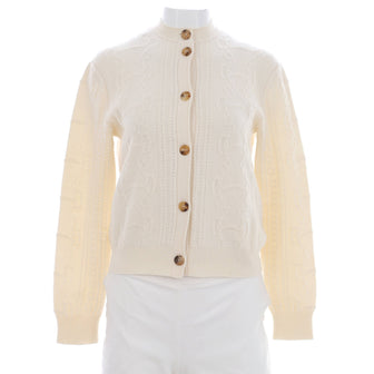 Hermes Women's Promenade du Matin Cardigan Wool and Cashmere Blend