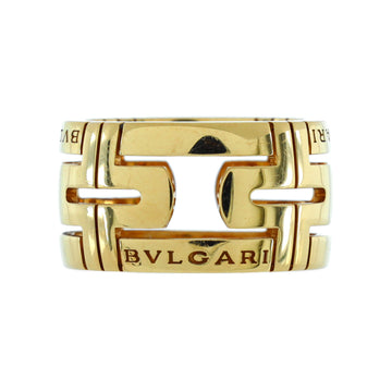 Bvlgari Parentesi Band Ring 18K Yellow Gold 11mm
