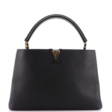 Louis Vuitton Capucines Bag Leather MM