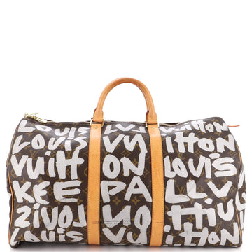 Louis Vuitton Keepall Bag Limited Edition Monogram Graffiti 50