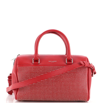 Saint Laurent Classic Baby Duffle Bag Studded Leather