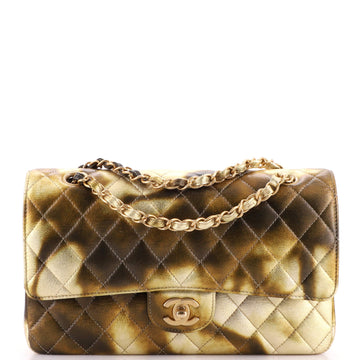 Chanel Classic Double Flap Bag Quilted Ombre Metallic Lambskin Medium