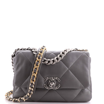 Chanel 19 Flap Bag Quilted Leather Medium