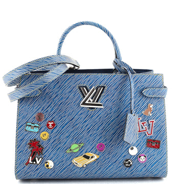 Louis Vuitton Twist Tote Limited Edition Pins Embellished Epi Leather