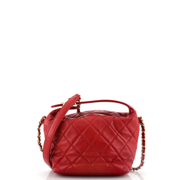 Chanel Perfect Meeting Hobo Quilted Lambskin Small