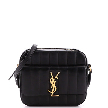 Saint Laurent Vicky Camera Bag Vertical Quilted Leather Medium