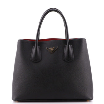 Prada Cuir Double Tote Saffiano Leather Medium