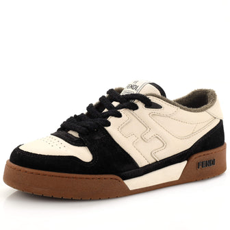 Fendi Men's Match Low-Top Sneakers Leather