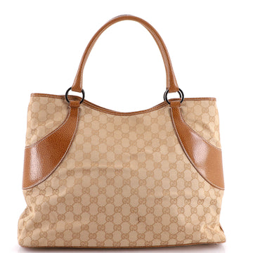 Gucci Bree Hobo GG Canvas with Leather Large