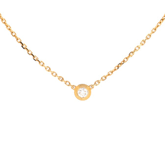 Cartier Cartier D'Amour Pendant Necklace 18K Yellow Gold and Diamond XS