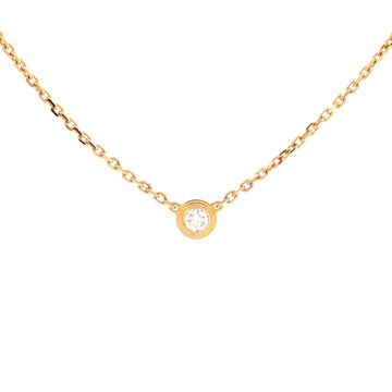 Cartier Cartier D'Amour Pendant Necklace 18K Yellow Gold and Diamond XS