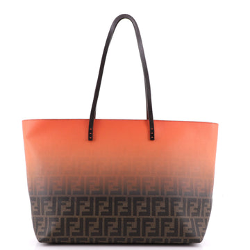 Fendi Roll Tote Ombre Zucca Coated Canvas Large