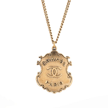 Chanel Paris-Dallas Sheriff Badge Logo Necklace Metal