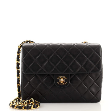 Chanel Vintage Square Classic Flap Bag Quilted Lambskin Small