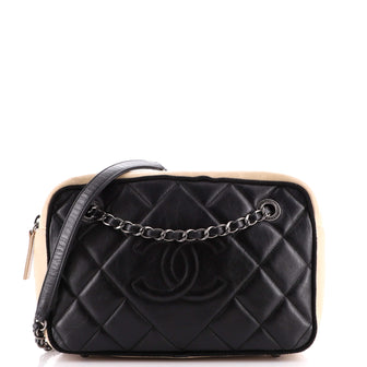 Chanel Ballerine Camera Case Bag Quilted Calfskin Medium