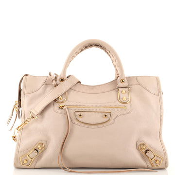 Balenciaga City Classic Metallic Edge Bag Leather Medium