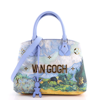 Montaigne Handbag Limited Edition Jeff Koons Van Gogh Print Canvas MM