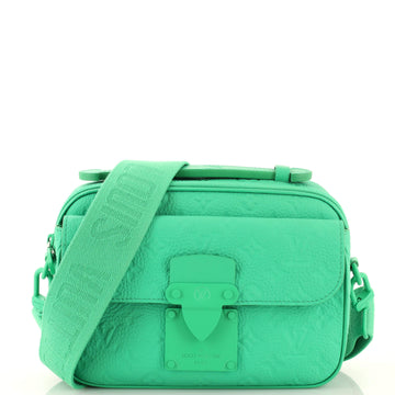 Louis Vuitton S Lock Messenger Bag Monogram Taurillon Leather