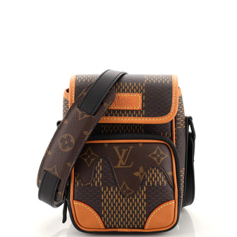 Louis Vuitton Nigo Amazone Messenger Bag Limited Edition Giant Damier and Monogram Canvas Nano