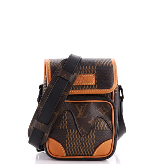 Louis Vuitton Nigo Amazone Messenger Bag Limited Edition Giant Damier and Monogram Canvas Nano