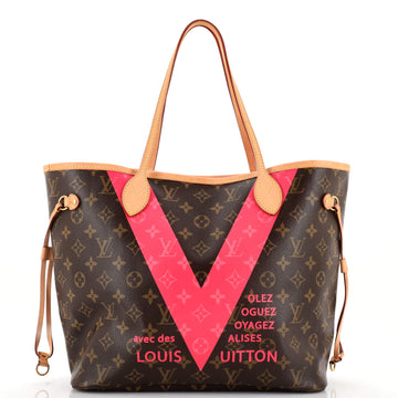 Louis Vuitton Neverfull NM Tote Limited Edition Cities V Monogram Canvas MM