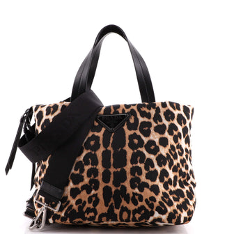 Prada Soft Tote Printed Tessuto