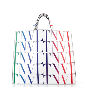 Valentino Garavani VLTN Times Tote Printed Leather