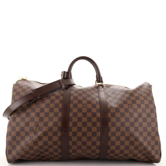 Louis Vuitton Keepall Bandouliere Bag Damier 55