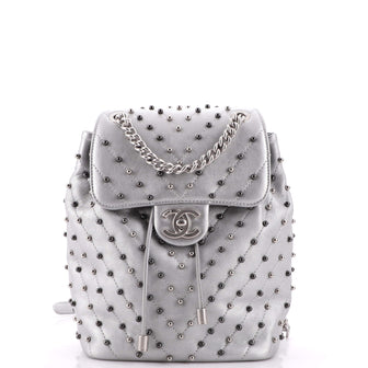 Chanel Stud Wars Backpack Studded Chevron Calfskin