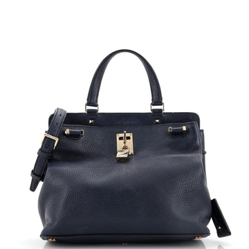 Valentino Garavani Joy Lock Top Handle Bag Leather Medium