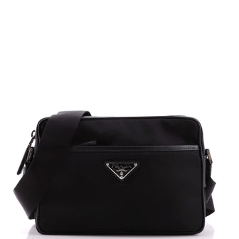 Prada Front Pocket Messenger Bag Tessuto Small
