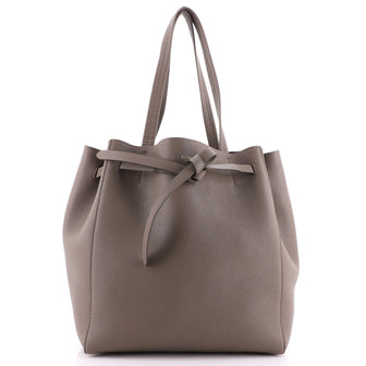 Celine Phantom Tie Cabas Tote Leather Small